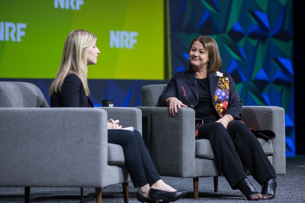 Paige Thomas, présidente et CEO de Saks OFF 5TH lors du Retail’s Big Show. - © Jason Dixson