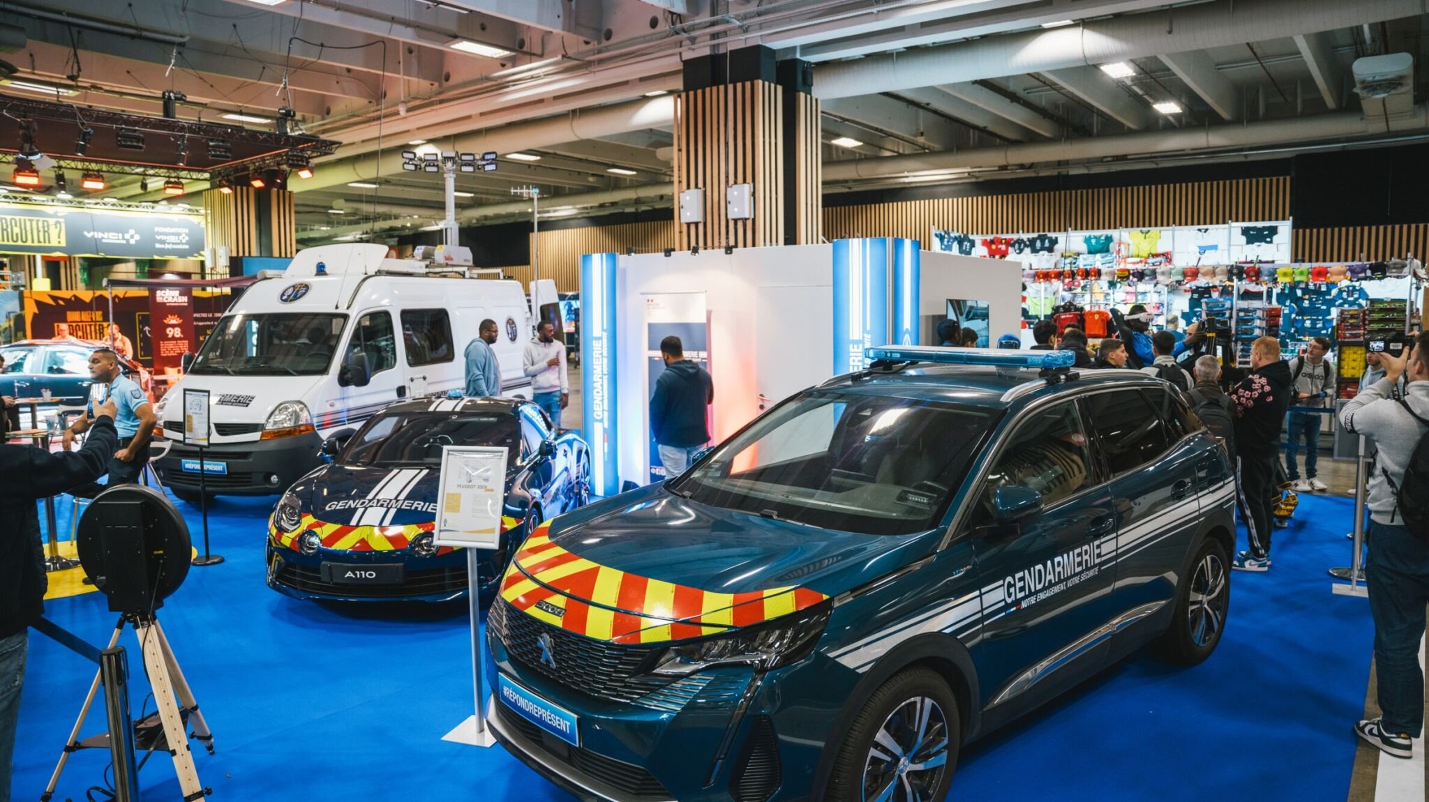 La gendarmerie nationale au Mondial de l’auto 2024 - © gendarmerie nationale