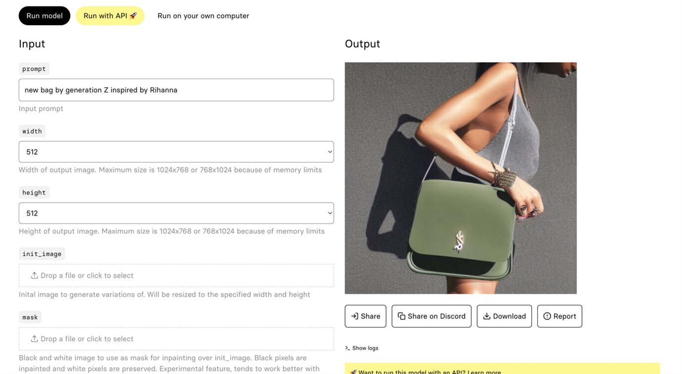 En quelques clics voici un sac pour la GEN Z inspirée par Rihanna. - © D.R.
