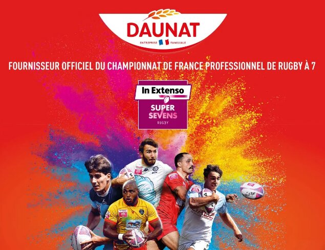 Daunat, fournisseur officiel du championnat de France de Rugby à 7 - © Daunat