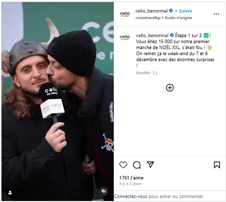 McFly et Carlito aux commandes sur le compte instagram CELIO - © Instagram / CELIO