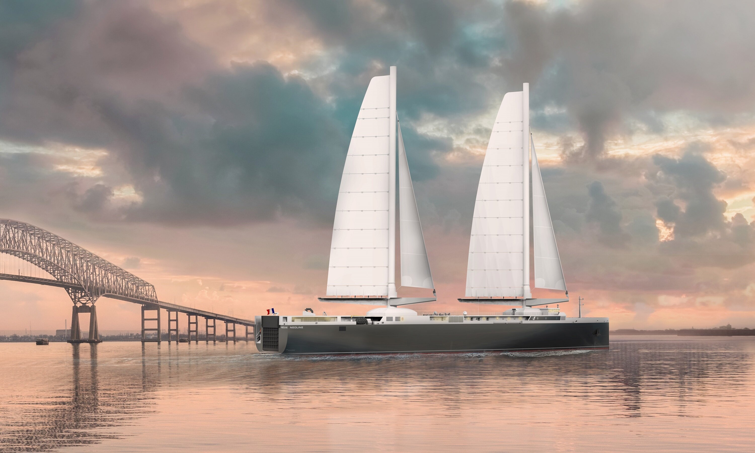 Le Neoliner affichera une vitesse moyenne de 11 noeuds. - © D.R.