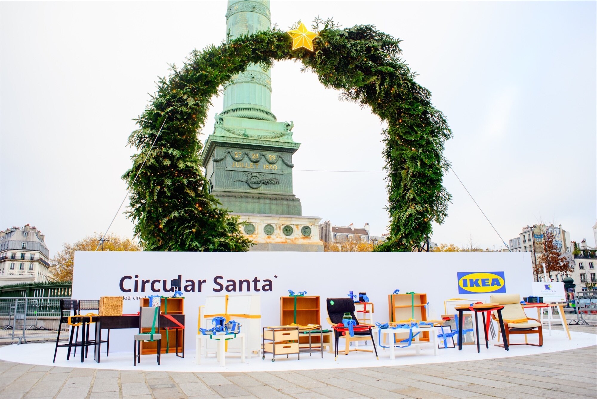 Le Circular Santa, le premier marché de Noël circulaire et solidaire organisé par Ikea - © jimmyseng